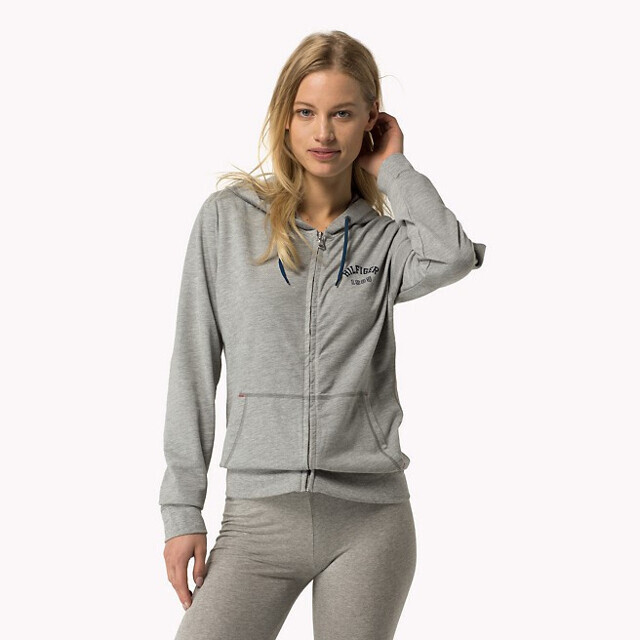 Dámská mikina 1487906015 šedá T|O Tommy Hilfiger - L - šedá