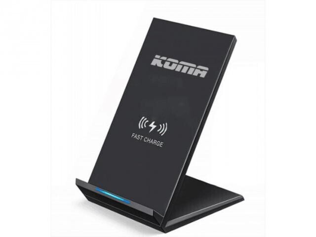 Bezdrátová univerzální nabíječka KOMA WFC01, černá