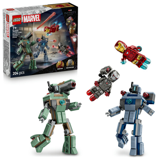 LEGO® | Marvel 76320 Iron Man a War Machine vs. Hammerovy Drony