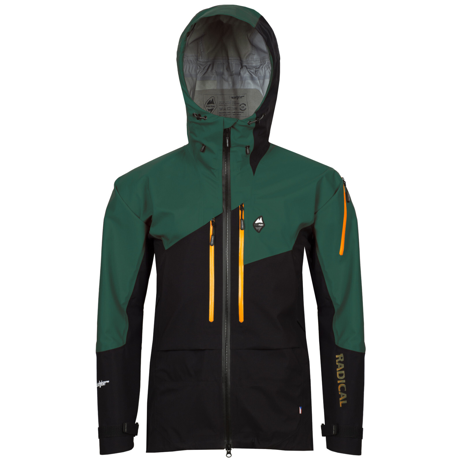 Pánská bunda High Point Radical 4.0 Jacket Velikost: XL / Barva: zelená/černá