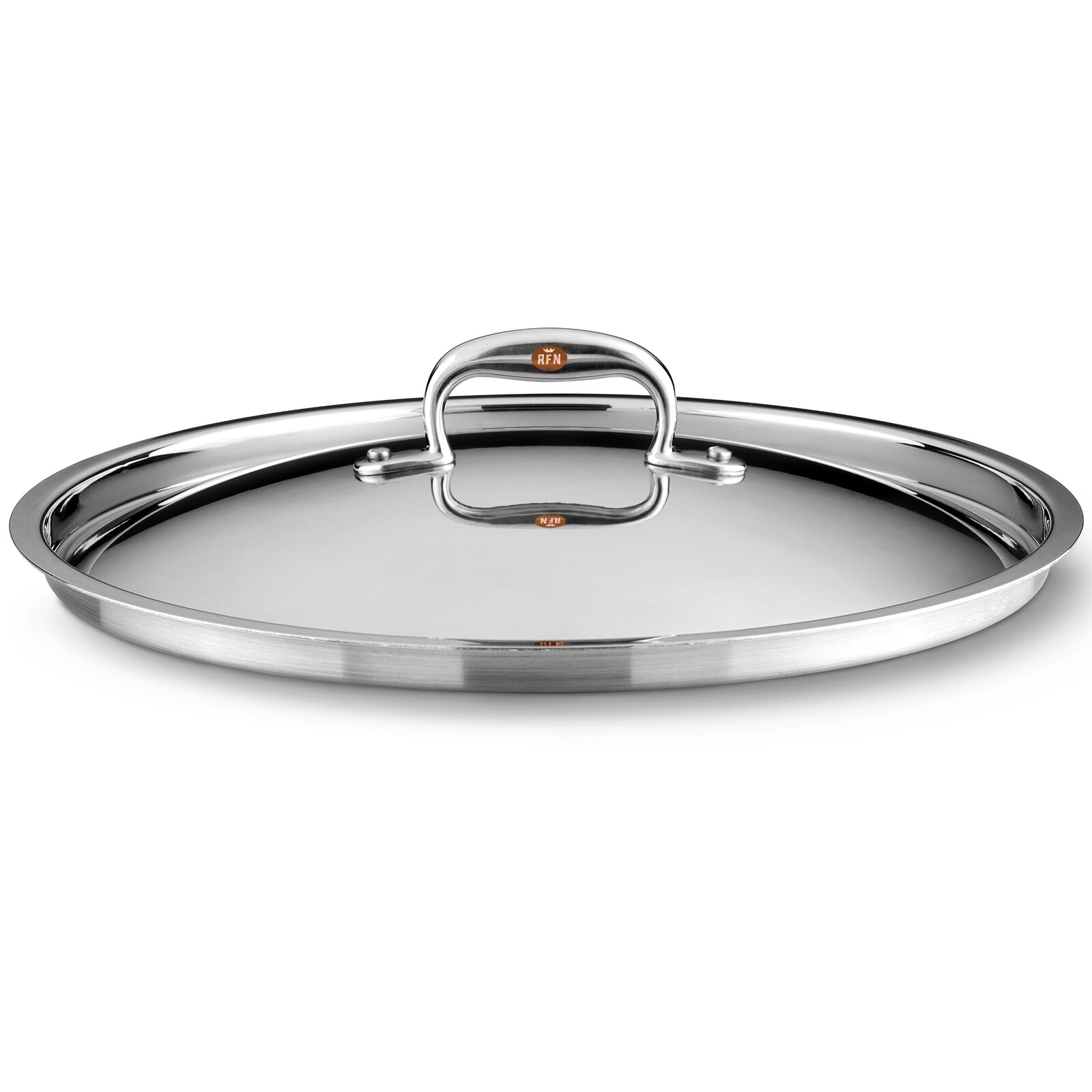 Poklice CON CUORE 30 cm, stříbrná, měď, Ruffoni