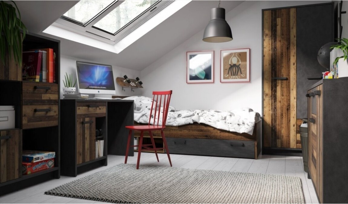 Studentský pokoj LIVANA 2, matera tmavá/old style