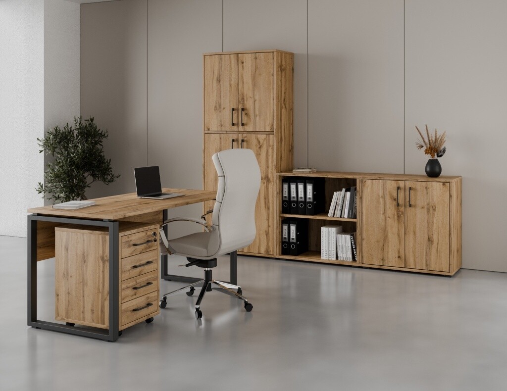 Kancelářská sestava NEJBY GIANNI PREMIUM 2, dub wotan