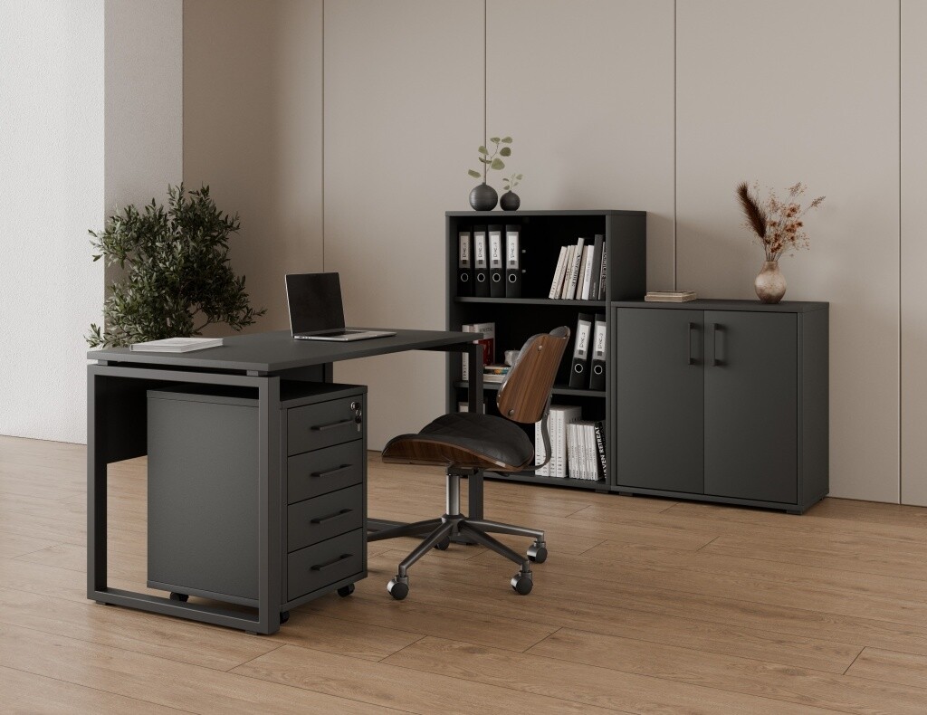 Kancelářská sestava NEJBY GIANNI PREMIUM 3, antracit