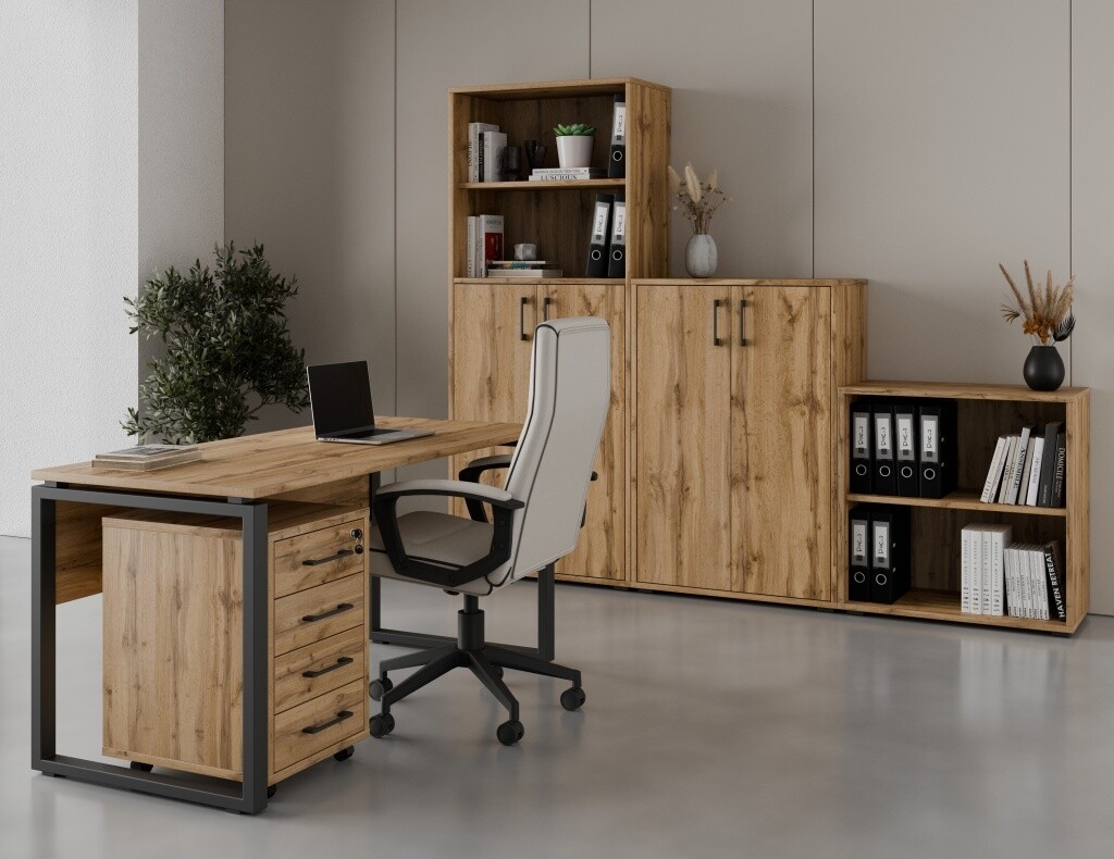 Kancelářská sestava NEJBY GIANNI PREMIUM 4, dub wotan