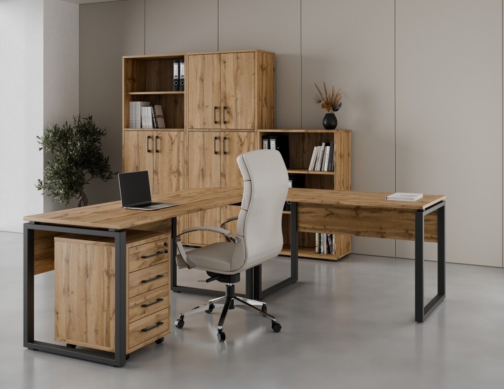 Kancelářská sestava NEJBY GIANNI PREMIUM 1, dub wotan