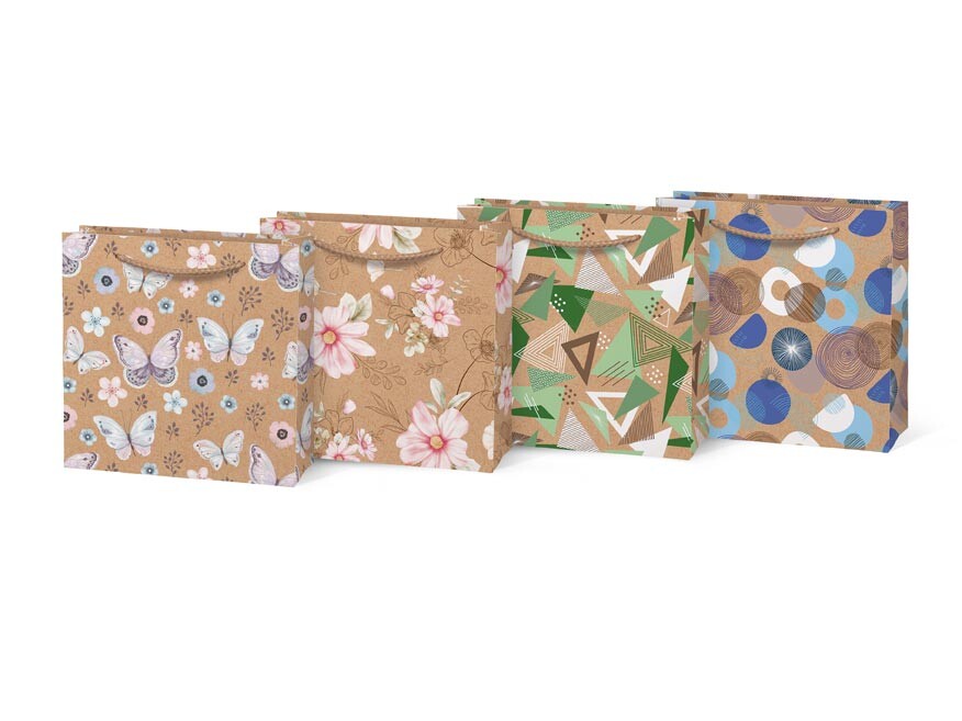 MFP 5252895 Taška dárková SX KRAFT mix č. 2 170x170x60