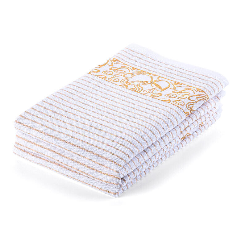 Kuchyňské froté utěrky COFFEE 40 x 60 cm sada 3 ks