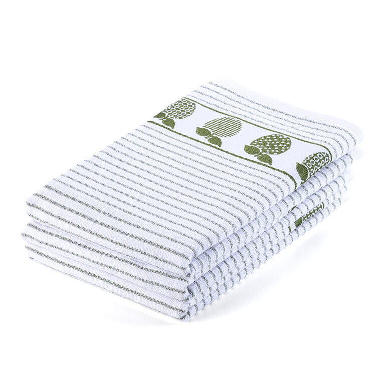 Kuchyňské froté utěrky APPLE 40 x 60 cm sada 3 ks