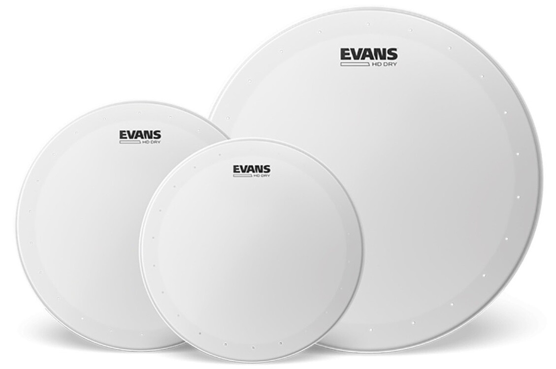 Evans HD Dry Tom Batter Rock pack