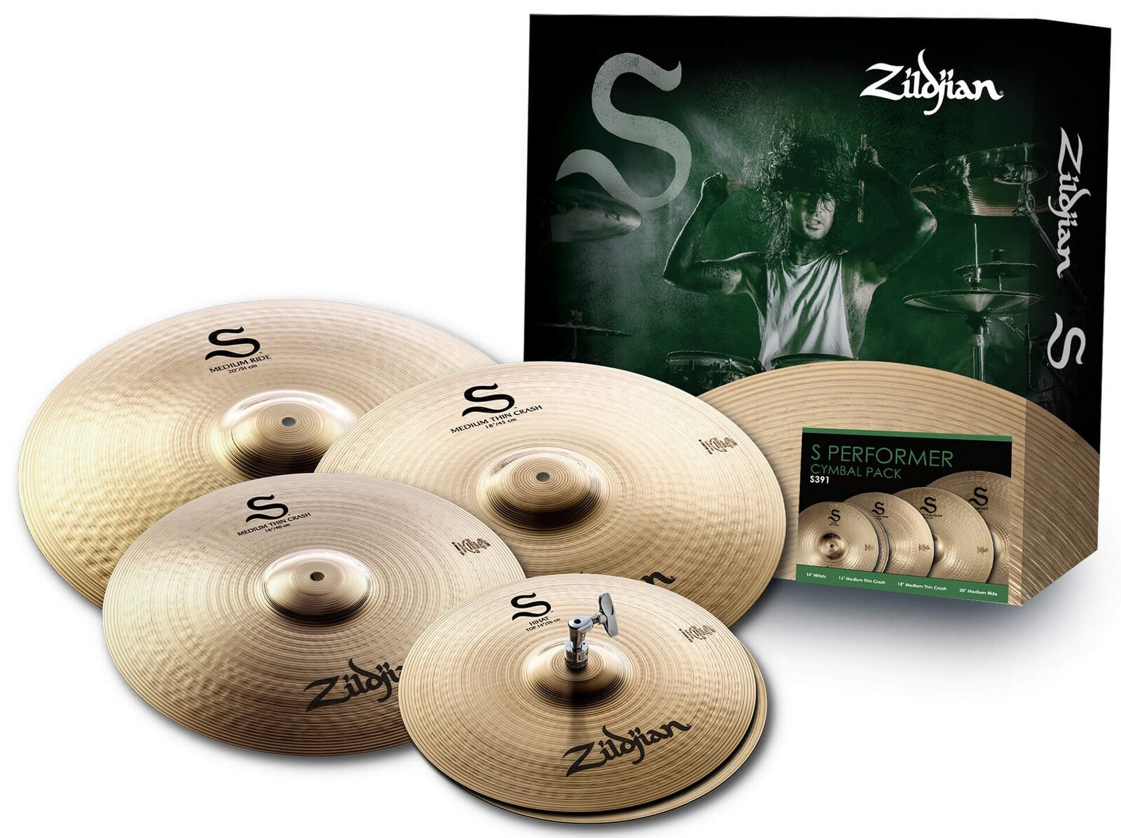 Zildjian S Performer Cymbal Pack