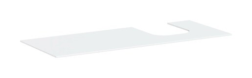 Deska pod umyvadlo Hansgrohe Xevolos E 137x1x55 cm bílá matná 54206700