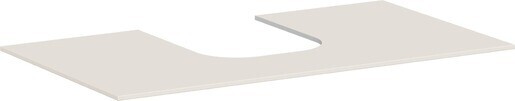 Deska pod umyvadlo Hansgrohe Xevolos E 98x1x55 cm písková matná béžová mat 54209780