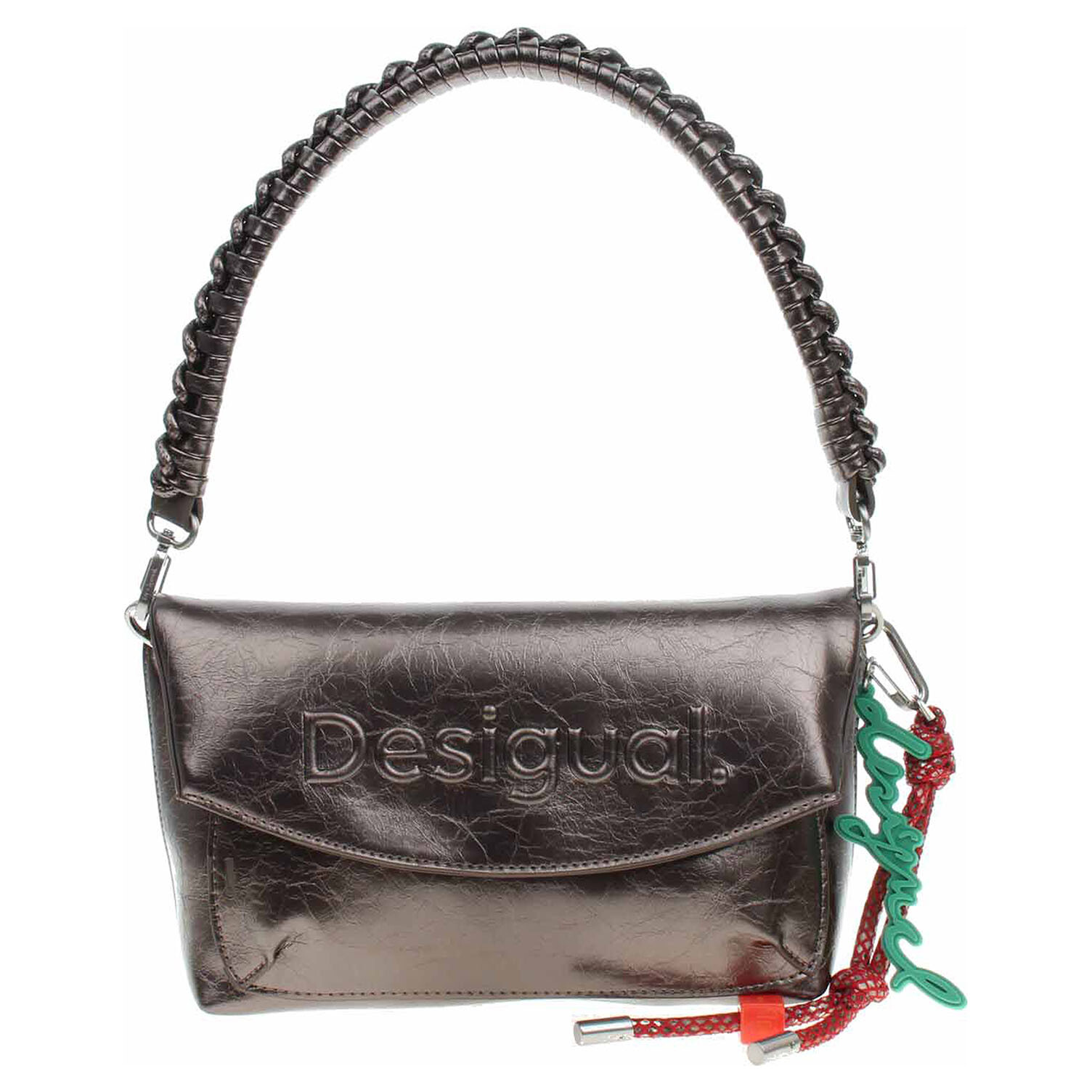 Ecco Desigual dámská kabelka 25WAXPAQ 9225 dark silver 11892457