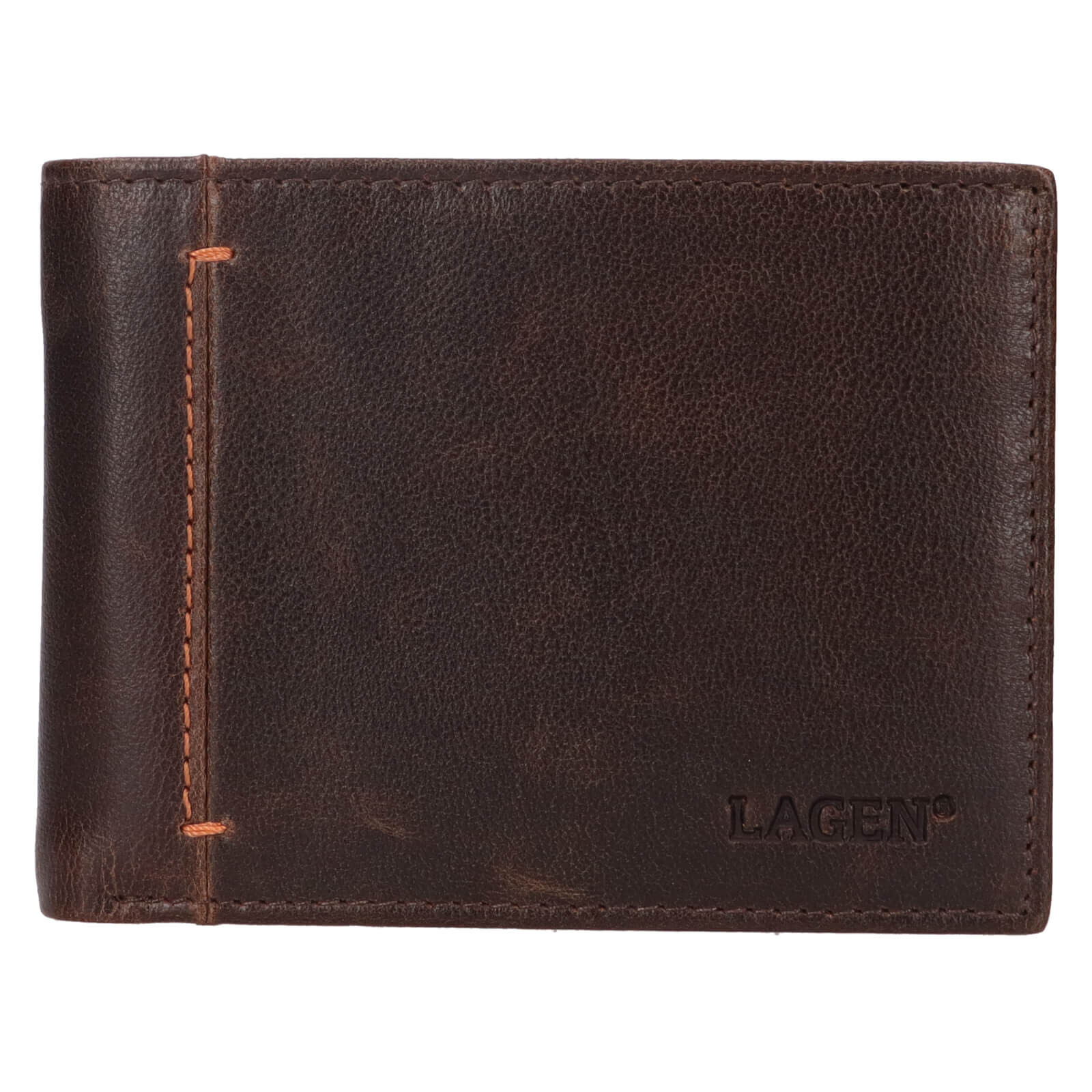 Pánská kožená peněženka Lagen Eloi - hnědá