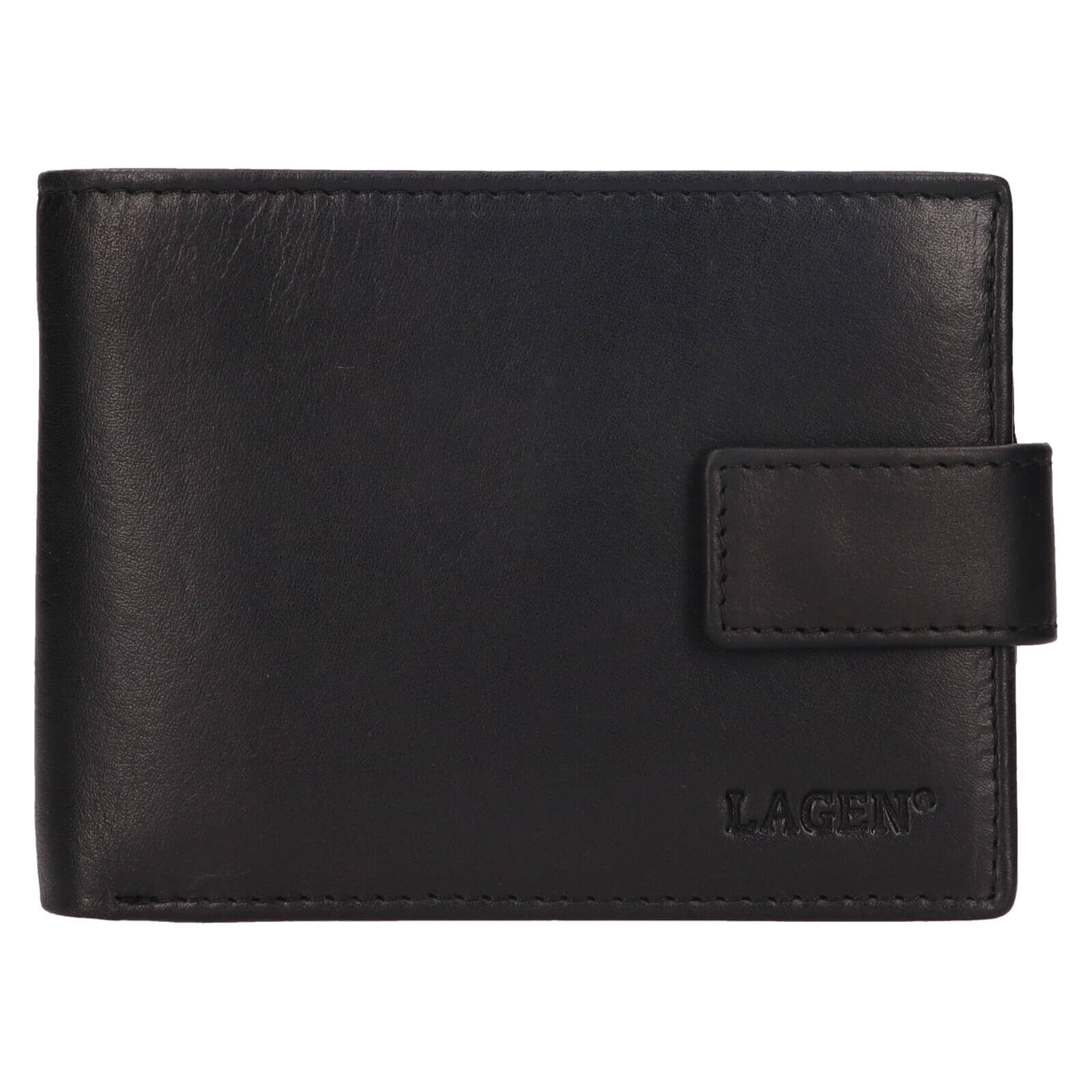 Pánská kožená peněženka Lagen Ballen - černá