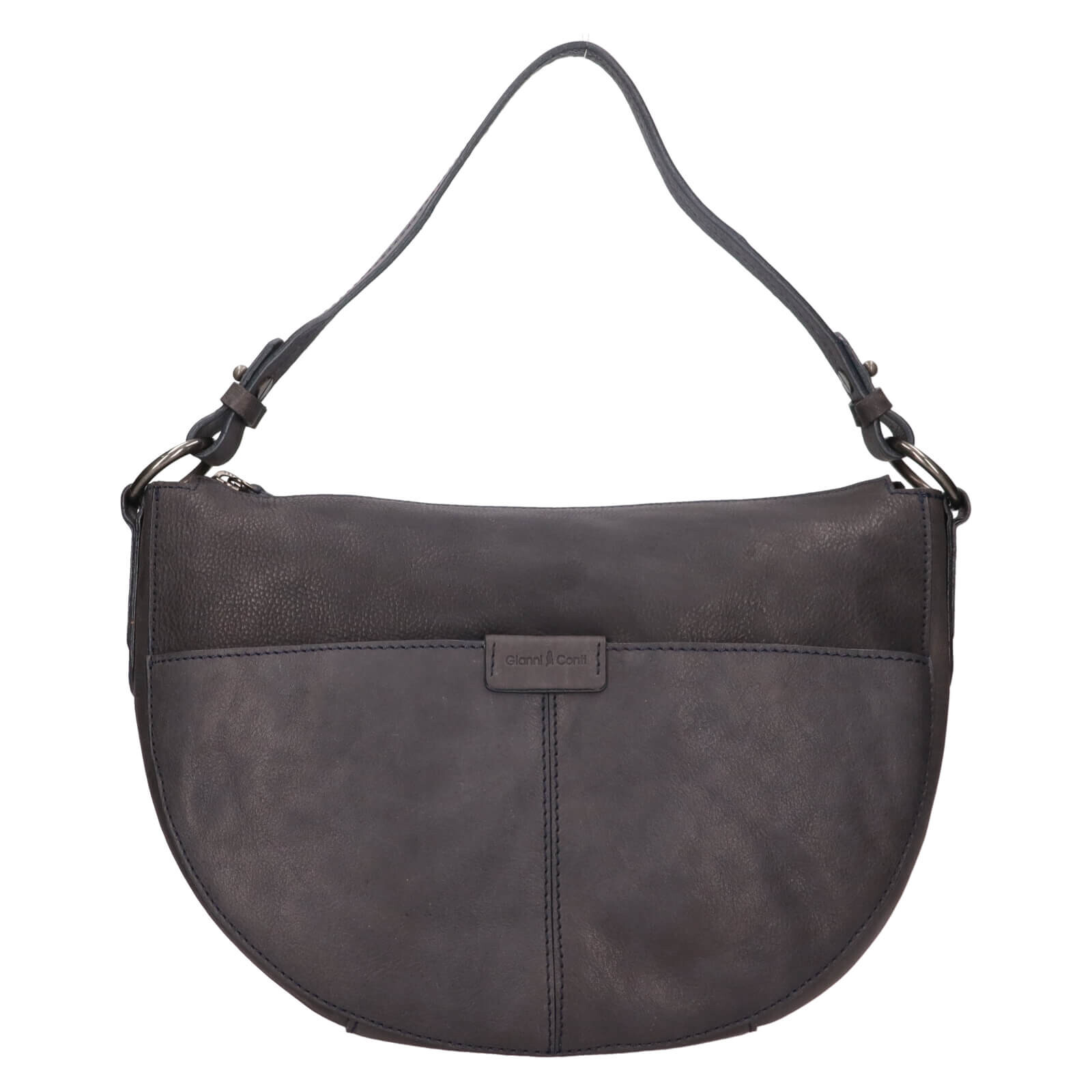 Dámská kožená kabelka Gianní Conti Market - modrá