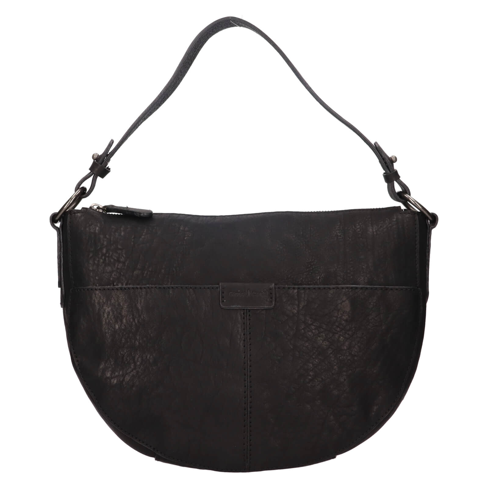 Dámská kožená kabelka Gianní Conti Market - černá