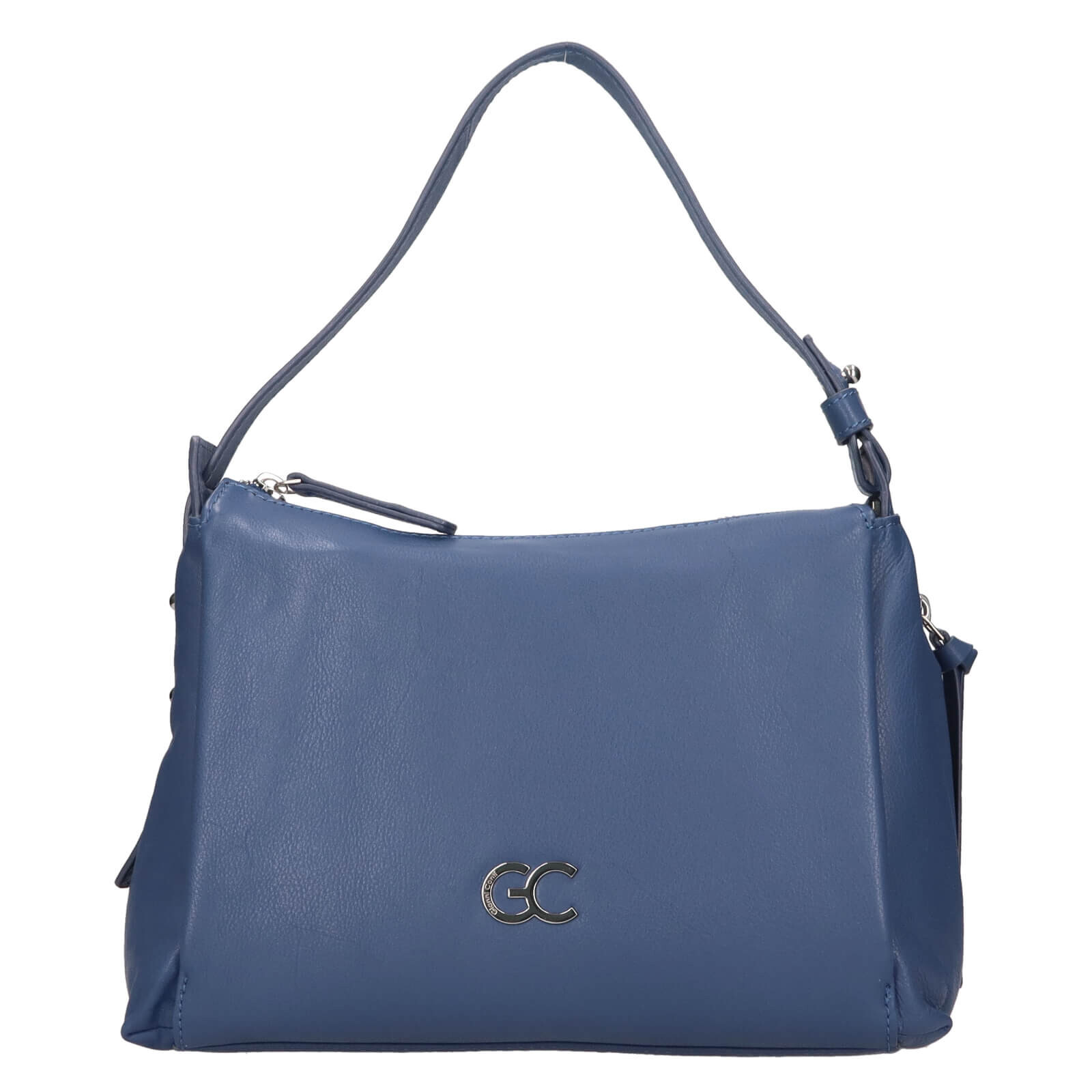 Dámská kožená kabelka Gianní Conti Vivien - modrá