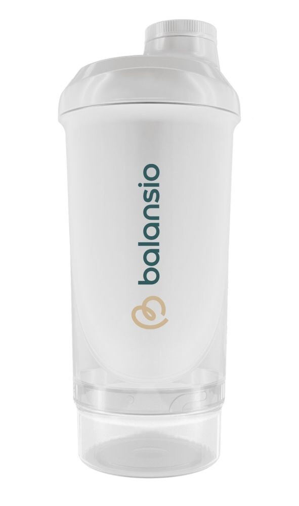 Šejkr Balansio 500 + 150 ml transparentní