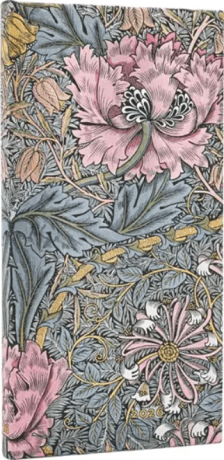 Diář 2026 Morris Pink Honeysuckle