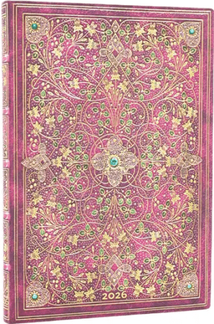 Diář Paperblanks 2026, Diamond Jubilee - 12M, Midi, horizontální
