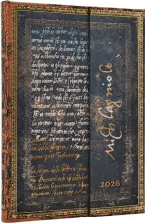 Diář 2026 Michelangelo, Handwriting