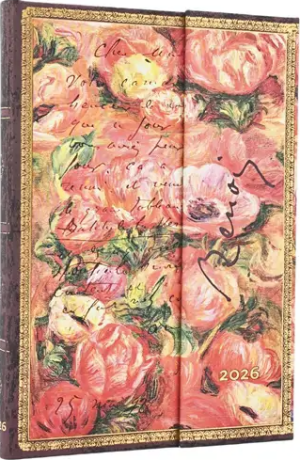 Diář Paperblanks 2026, Renoir, Letter to Morisot (1892) - 12M, Midi, horizontální