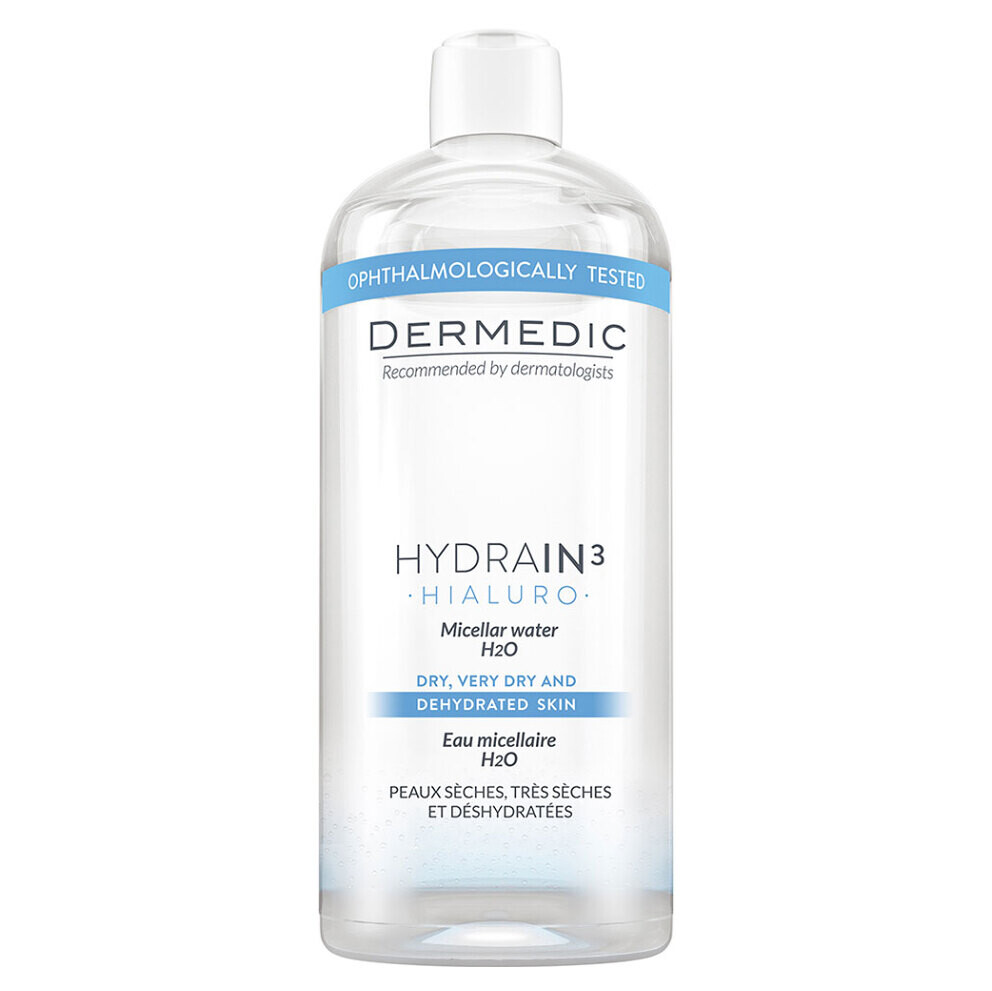 DERMEDIC Hydrain3 Hialuro Micelární voda 500 ml, poškozený obal