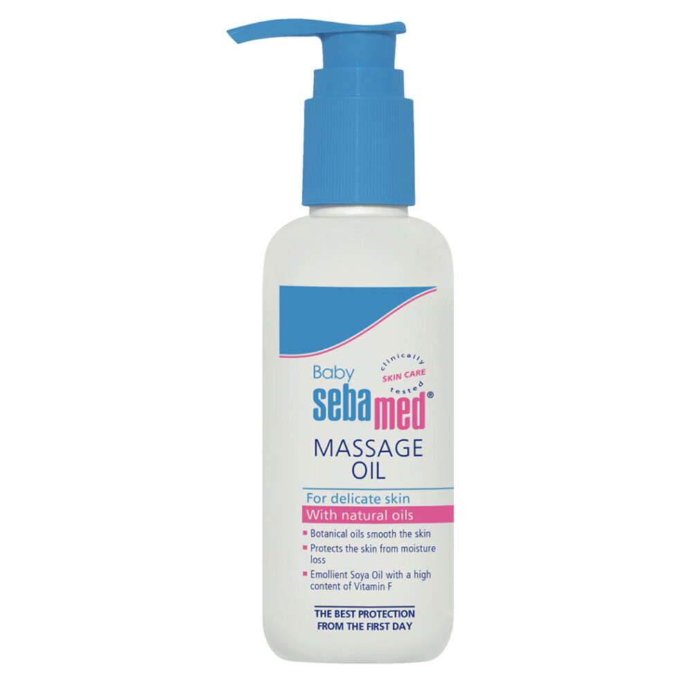 SEBAMED Dětský masážní olej 150 ml, poškozený obal