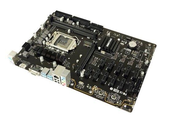 Biostar TZ590-BTC DUO (Intel 10th & 11th Gen), Intel Z590, LGA 1200, ATX, Support GPU Mining Motherboard, TZ590BTC DUO
