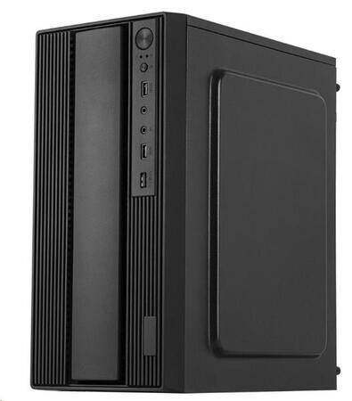 Eurocase MC MF-300B, skrinka mATX, 2xUSB3.0, čierna, MC MF-300B