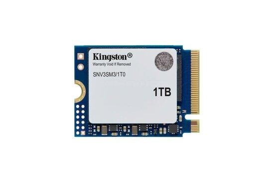 Kingston SSD 1000GB NV3 NVMe PCIe M.2 2230 (ctení/zápis: 6000/4000MB/s;), SNV3SM3/1T0