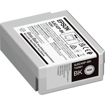 Epson atrament ColorWorks C4000 black 50ml, C13T52M140