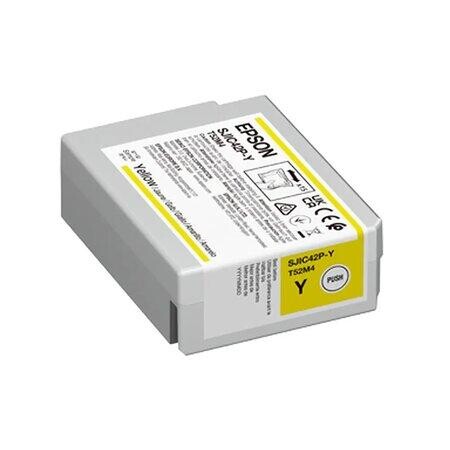Epson atrament ColorWorks C4000 yellow 50ml, C13T52M440