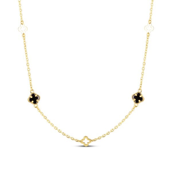 Náhrdelník s imitací kamene / keramika 278-578-007310 5.55g