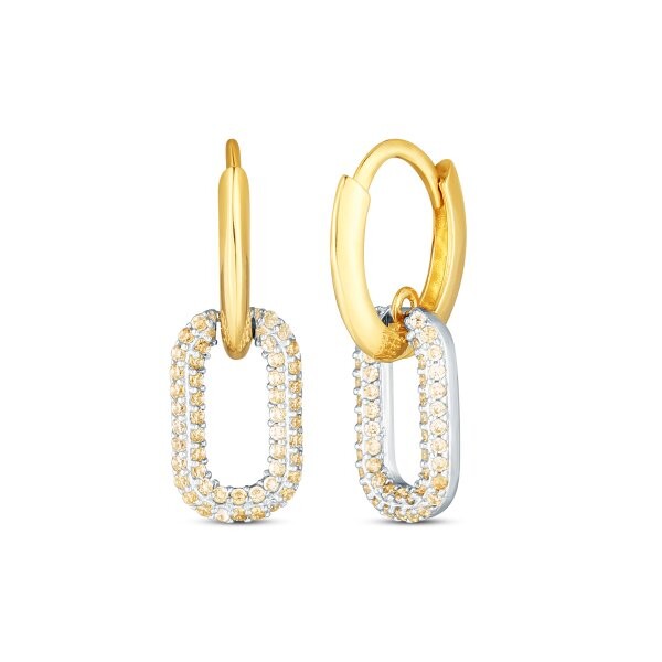 Náušnice se syntetickými kameny 236-578-129201 2.75g