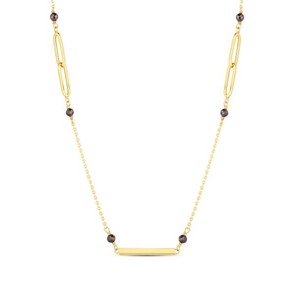 Náhrdelník s imitací kamene / keramika 278-578-003767 3.20g