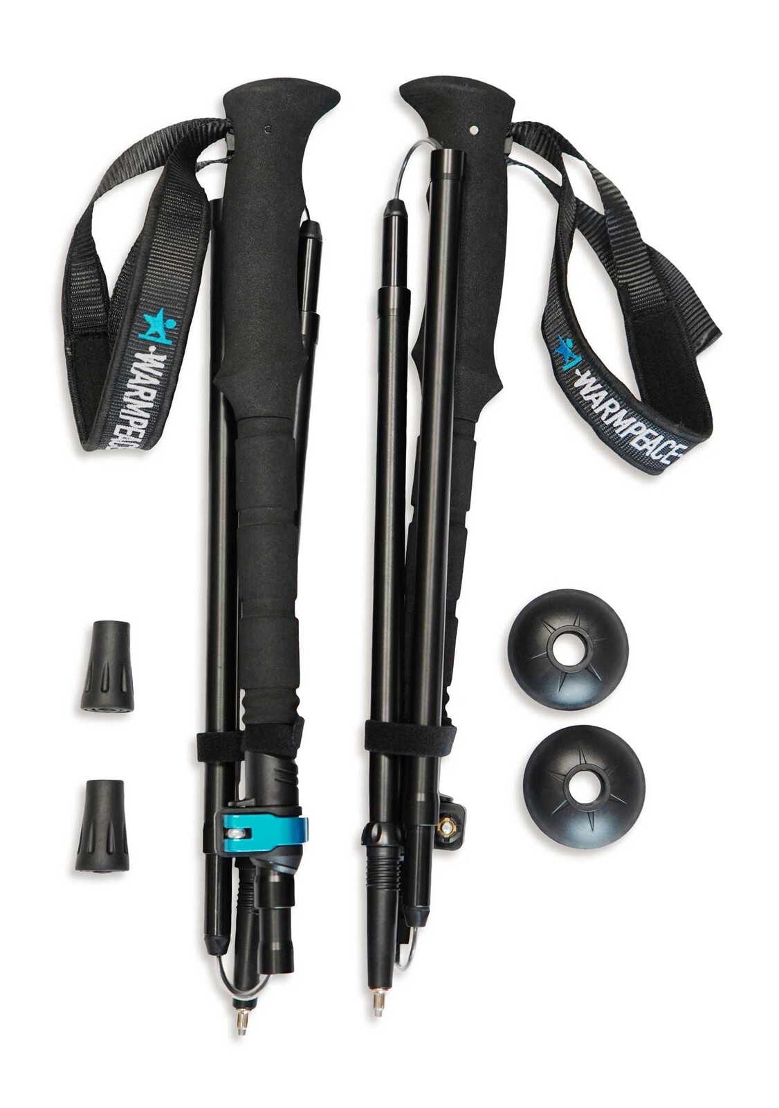 Warmpeace hůlky RIDGEWALK black/blue 8591037085853