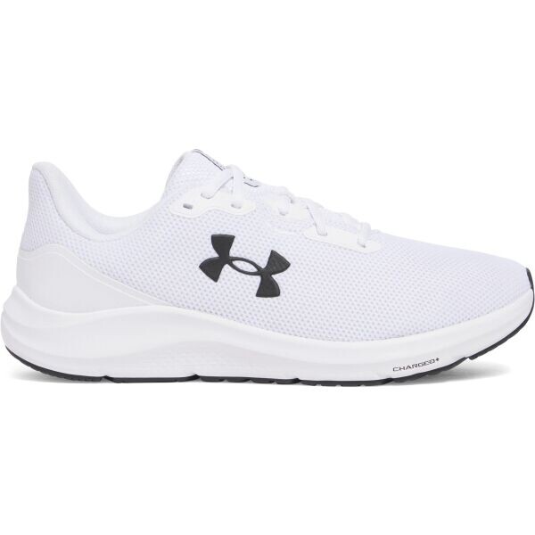 Under Armour CHARGED PURSUIT 4 Pánská běžecká obuv, bílá, velikost 44.5