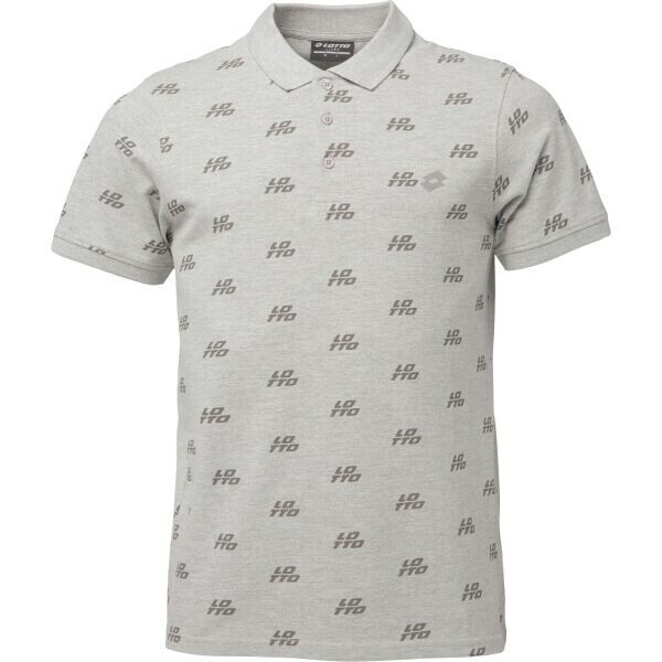 Lotto ELADIO Pánské polo triko, šedá, velikost