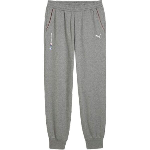 Puma BMW M MOTORSPORT ESSENTIALS+ PANTS FLEECE Pánské tepláky, šedá, velikost