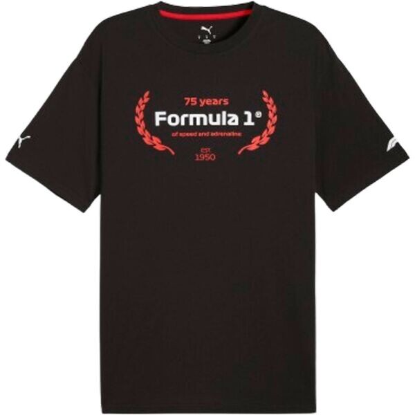 Puma F1 ESSENTIALS GRAPHIC TEE Pánské triko, černá, velikost