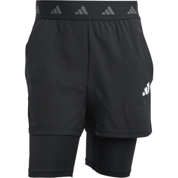 adidas GYM+ 2IN1 SHORT Pánské sportovní kraťasy, černá, velikost