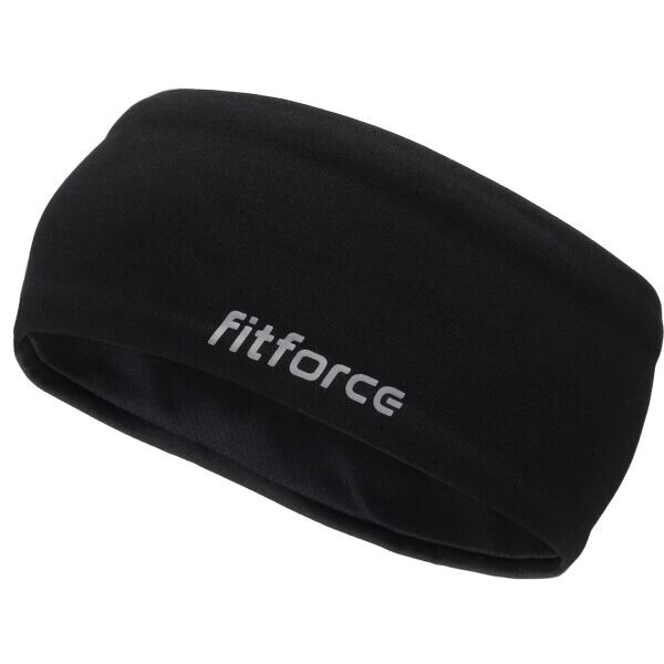 Fitforce THALES Běžecká čelenka, černá, velikost UNI