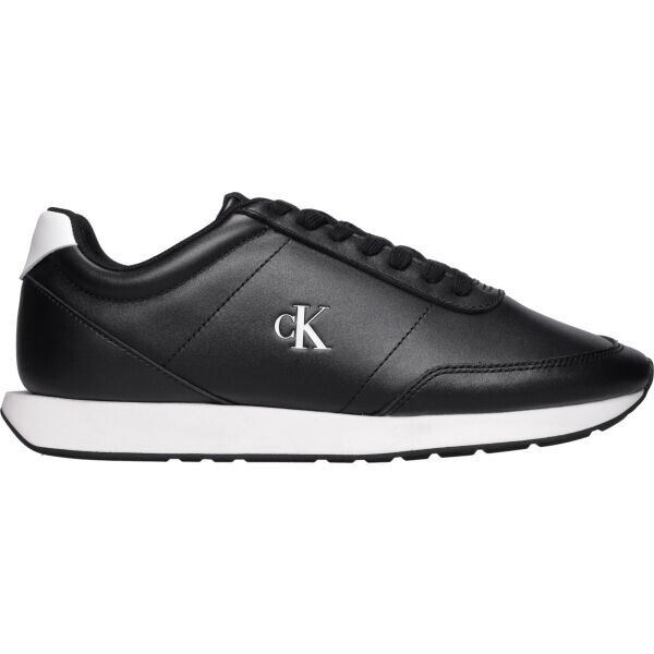 Calvin Klein RETRO RUNNER ESS LTH Nízká obuv, černá, velikost
