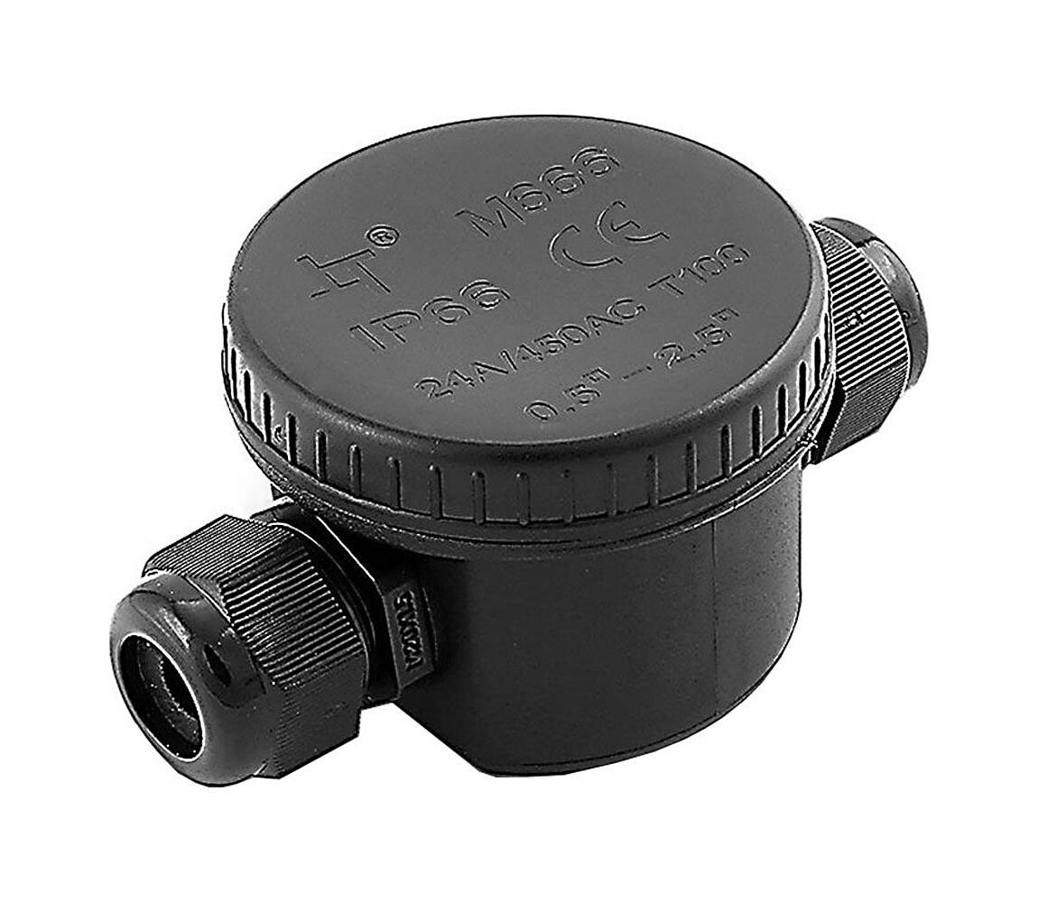 Voděodolný propojovací konektor IP66 černá