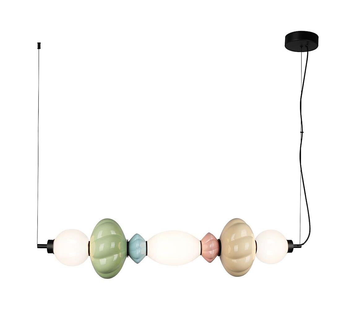 LED Lustr na lanku ASCOLI LED/24W/230V pestrobarevná