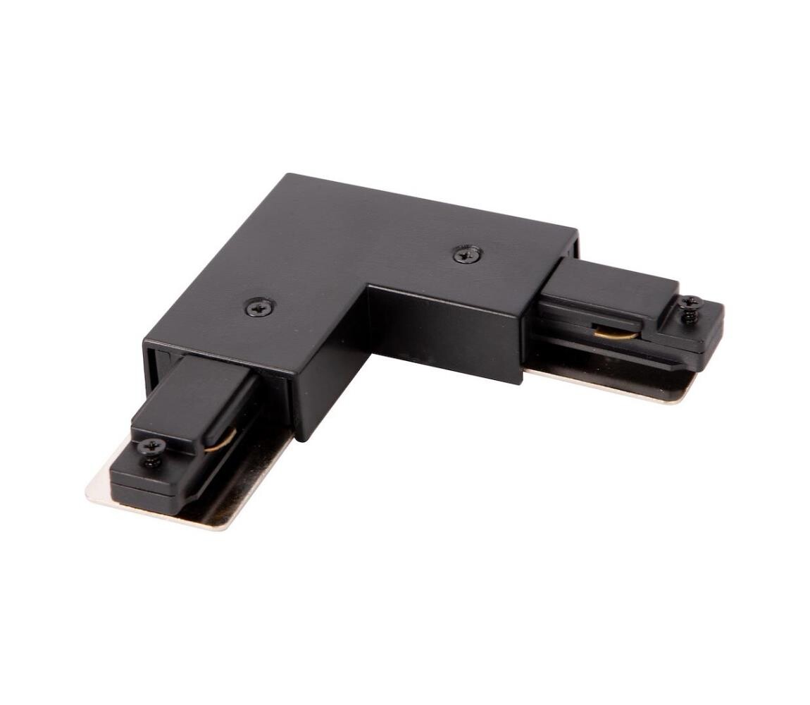 Konektor pro svítidla v lištovém systému 1-fázový typ L + napájecí zdroj černá