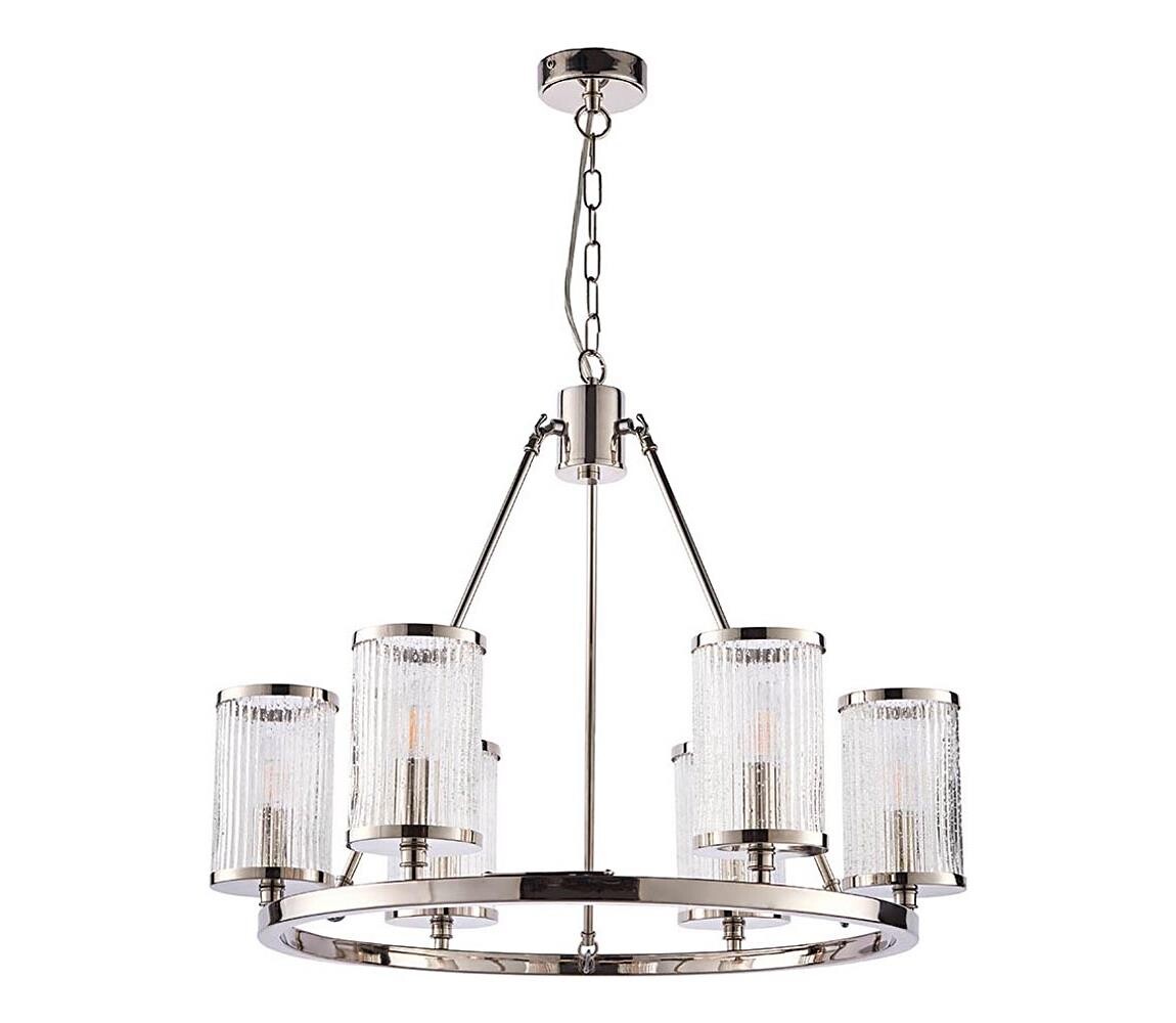 Endon Endon 74128 - Lustr na řetězu EASTON 6xE14/6W/230V lesklý chrom